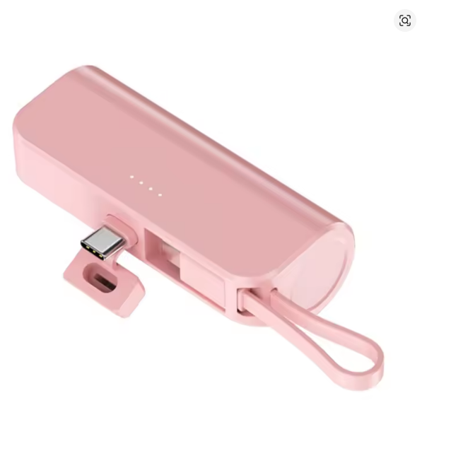 휴대폰보조배터리 케이스, 대용량 삼성, 엘지21700 리튬이온배터리 보관함 USB C, 스마트폰 5000mAh